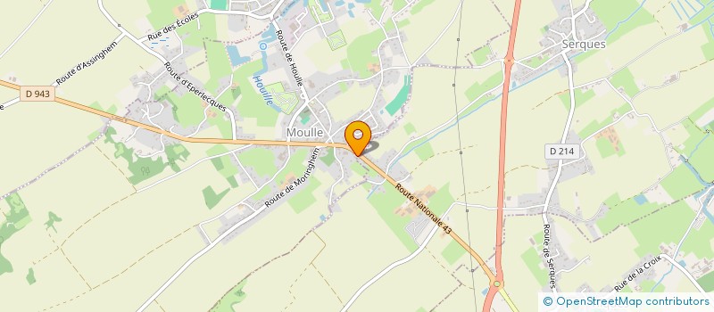 localisation de l'entreprise MONSIEUR JULIEN DEHOUCK  MOULLE