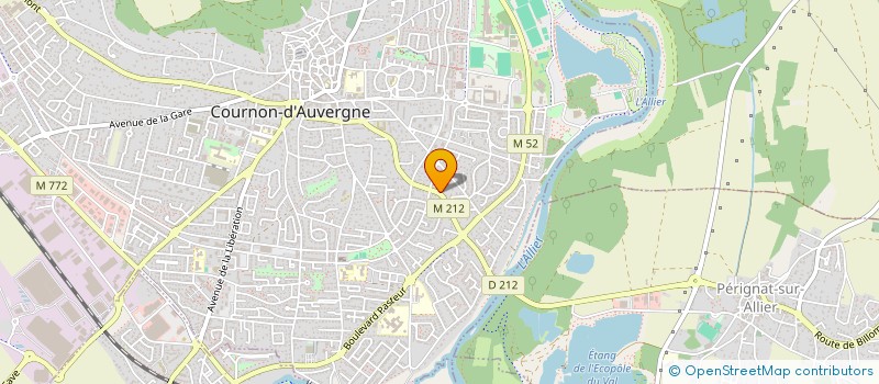 localisation de l'entreprise MONSIEUR JULIEN DELAGE  COURNON-D'AUVERGNE