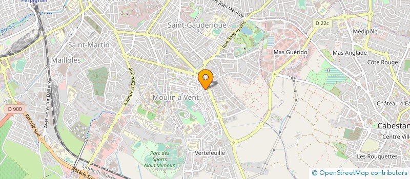 localisation de l'entreprise MONSIEUR JULIEN DELAHAYE  PERPIGNAN