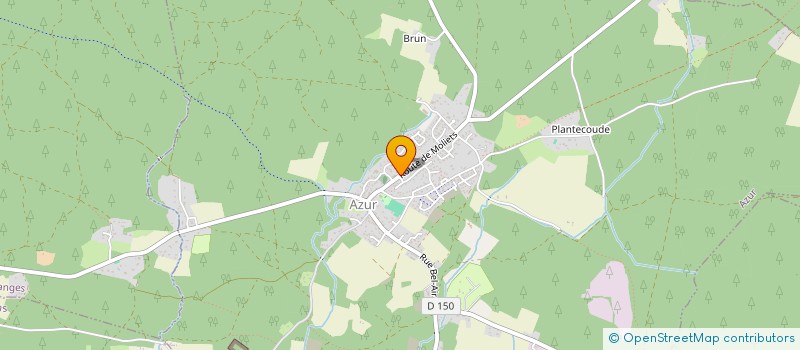 localisation de l'entreprise MONSIEUR JULIEN DELAMOTTE  AZUR