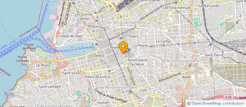 localisation de l'entreprise MONSIEUR JULIEN DELAMPLE à MARSEILLE