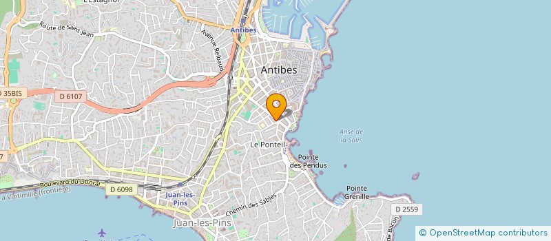 localisation de l'entreprise MONSIEUR JULIEN DELANDE  ANTIBES