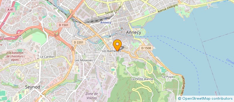 localisation de l'entreprise MONSIEUR JULIEN DELAPORTE à ANNECY