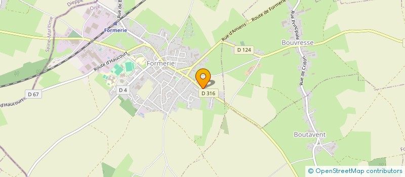 localisation de l'entreprise MONSIEUR JULIEN DELASSUS  FORMERIE