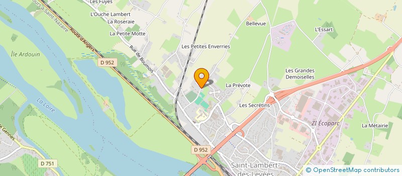 localisation de l'entreprise MONSIEUR JULIEN DELAVELLE à SAUMUR