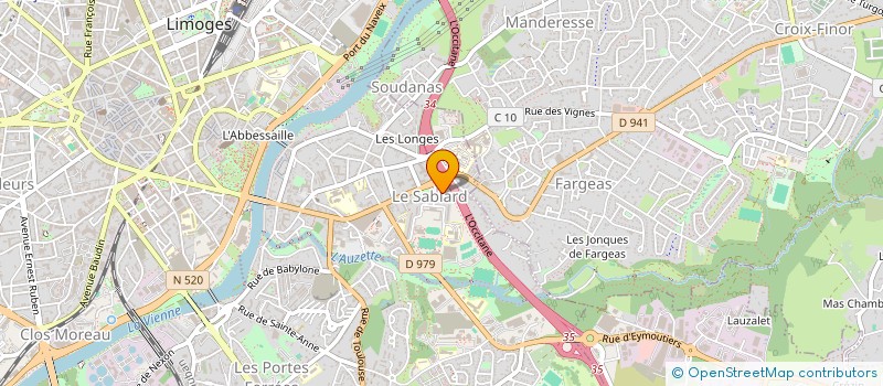 localisation de l'entreprise MONSIEUR JULIEN DELAVIE à LIMOGES