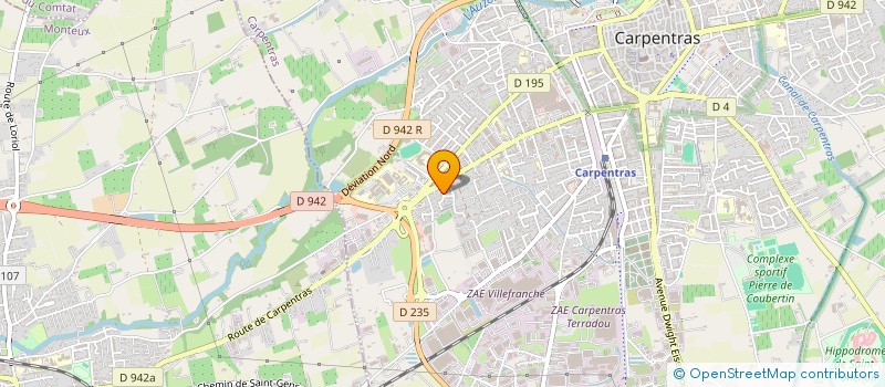 localisation de l'entreprise MONSIEUR JULIEN DELBOSC  CARPENTRAS