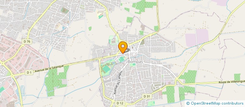 localisation de l'entreprise MONSIEUR JULIEN DELBOURG  BOMPAS