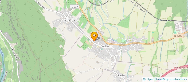 localisation de l'entreprise MONSIEUR JULIEN DELBROUCQ  VULBENS