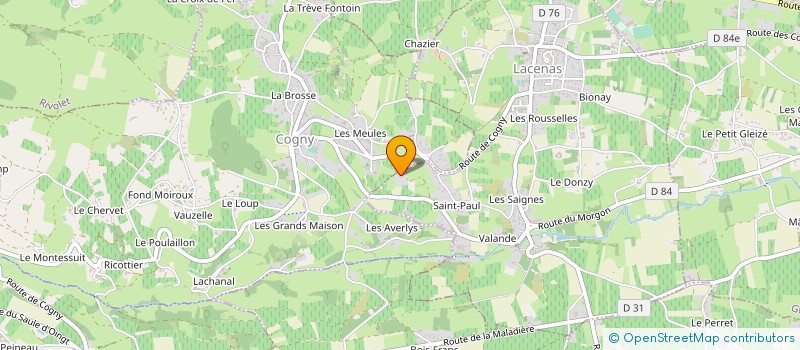 localisation de l'entreprise MONSIEUR JULIEN DELCEY à PORTE-DES-PIERRES-DOREES