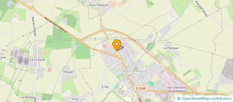 localisation de l'entreprise MONSIEUR JULIEN DELEPIERRE  PONT-A-MARCQ