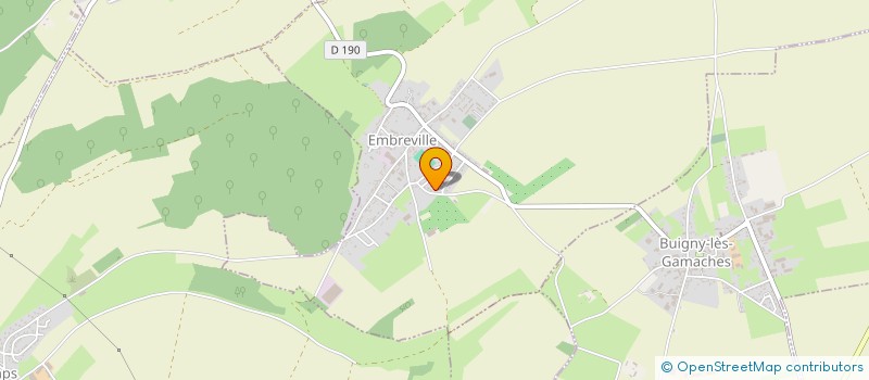 localisation de l'entreprise MONSIEUR JULIEN DELEPINE  EMBREVILLE