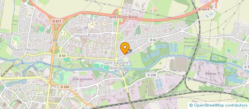 localisation de l'entreprise MONSIEUR JULIEN DELESPAUL  RUX