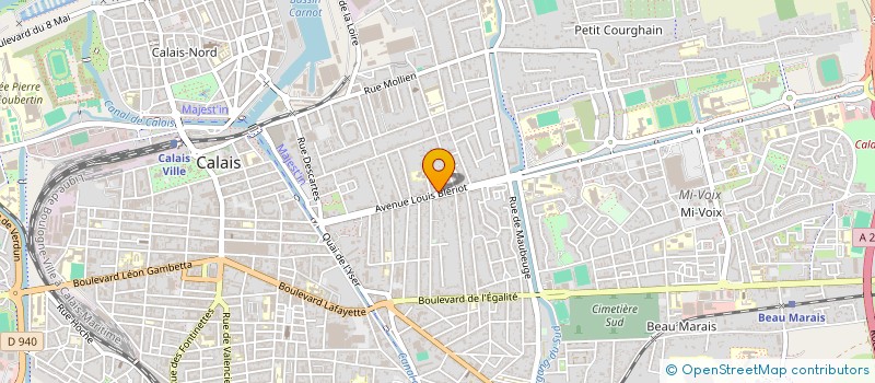 localisation de l'entreprise MONSIEUR JULIEN DELMOTTE  CALAIS