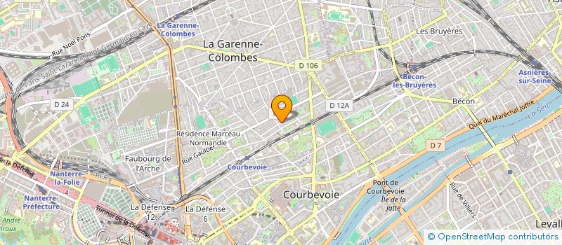localisation de l'entreprise MONSIEUR JULIEN DELOOZ à COURBEVOIE