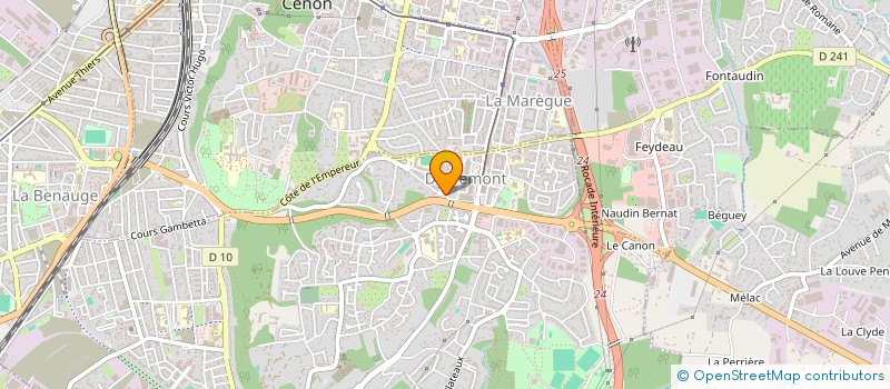 localisation de l'entreprise MONSIEUR JULIEN DELORME  FLOIRAC