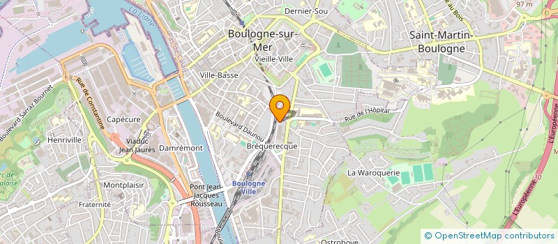 localisation de l'entreprise MONSIEUR JULIEN DELPIERRE à BOULOGNE SUR MER