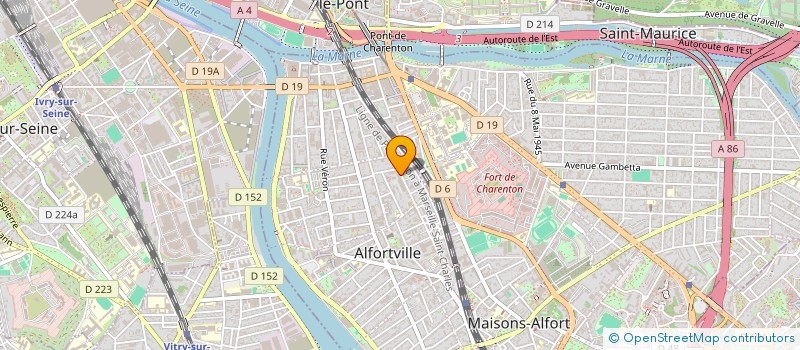 localisation de l'entreprise MONSIEUR JULIEN DELPIO LUOGO à ALFORTVILLE