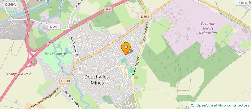 localisation de l'entreprise MONSIEUR JULIEN DELSAUT à DOUCHY-LES-MINES