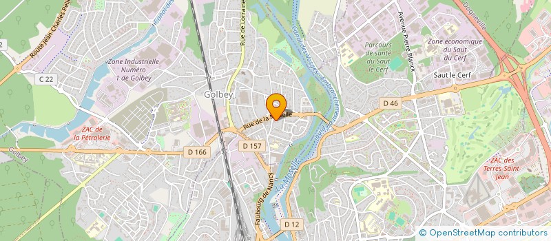 localisation de l'entreprise MONSIEUR JULIEN DEMANGEL  GOLBEY