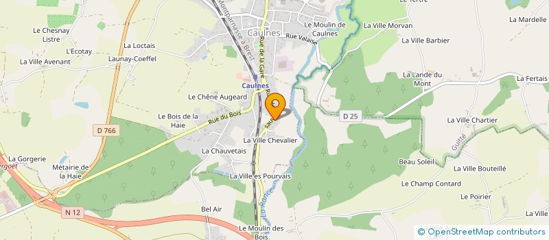 localisation de l'entreprise MONSIEUR JULIEN DEMAY  CAULNES