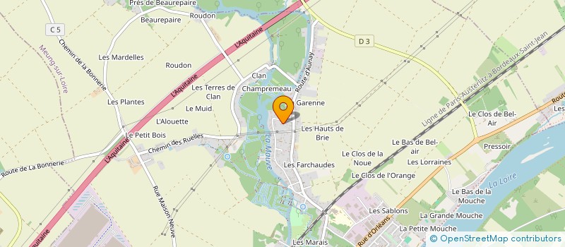 localisation de l'entreprise MONSIEUR JULIEN DEMAZIERES  MEUNG-SUR-LOIRE