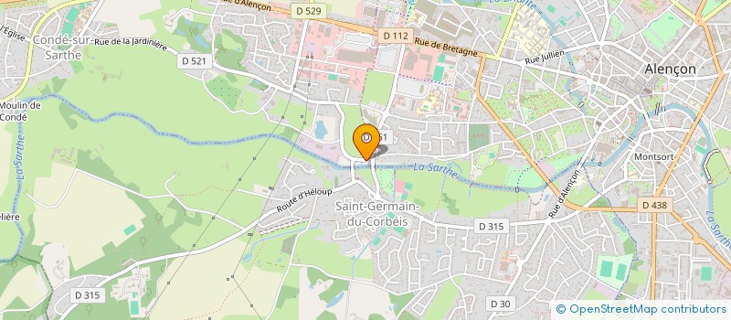 localisation de l'entreprise MONSIEUR JULIEN DEME à CONDE-SUR-SARTHE