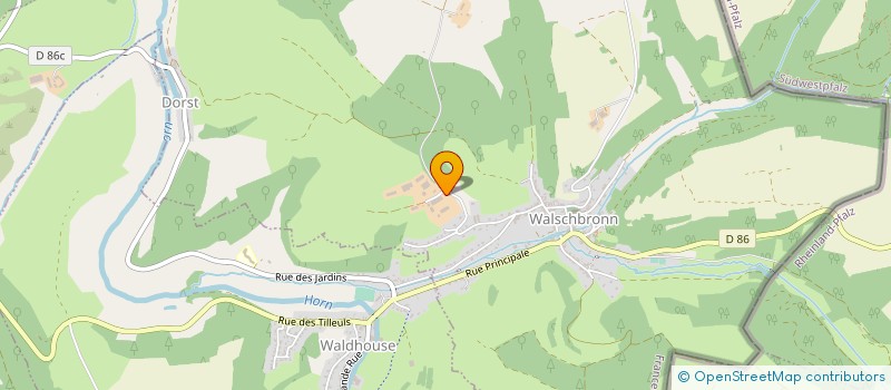 localisation de l'entreprise MONSIEUR JULIEN DEMERLE  WALSCHBRONN