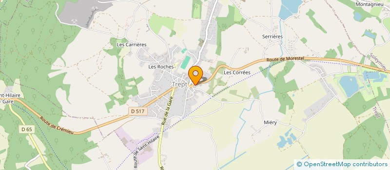 localisation de l'entreprise MONSIEUR JULIEN DENARIE  TREPT