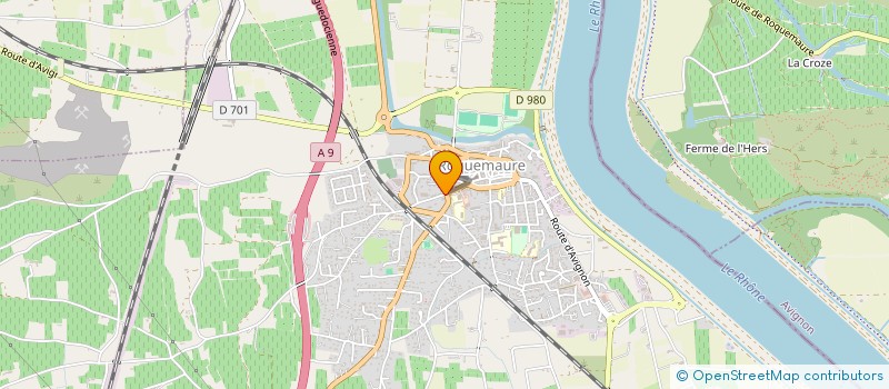 localisation de l'entreprise MONSIEUR JULIEN DENAT  ROQUEMAURE