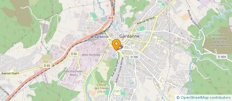 localisation de l'entreprise MONSIEUR JULIEN DENCAUSSE à GARDANNE