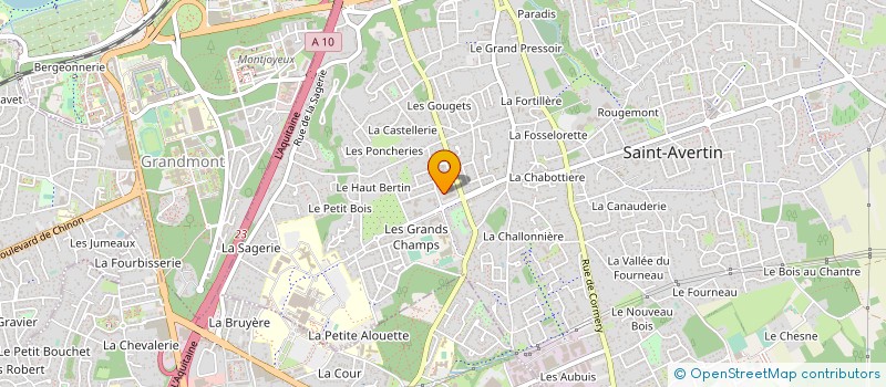 localisation de l'entreprise MONSIEUR JULIEN DENIAU  AUZOUER-EN-TOURAINE