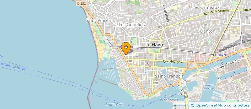 localisation de l'entreprise MONSIEUR JULIEN DENIS FORTIN  LE HAVRE