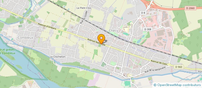 localisation de l'entreprise MONSIEUR JULIEN DEON  CHECY