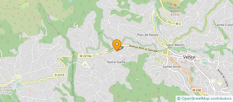 localisation de l'entreprise MONSIEUR JULIEN DEPARDIEU à VENCE
