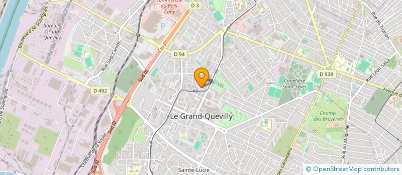 localisation de l'entreprise MONSIEUR JULIEN DEPAULE à LE GRAND-QUEVILLY