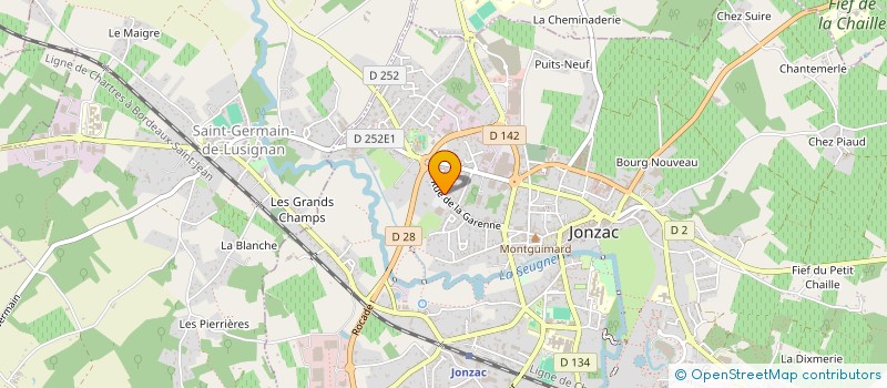 localisation de l'entreprise MONSIEUR JULIEN DEPLACE  JONZAC