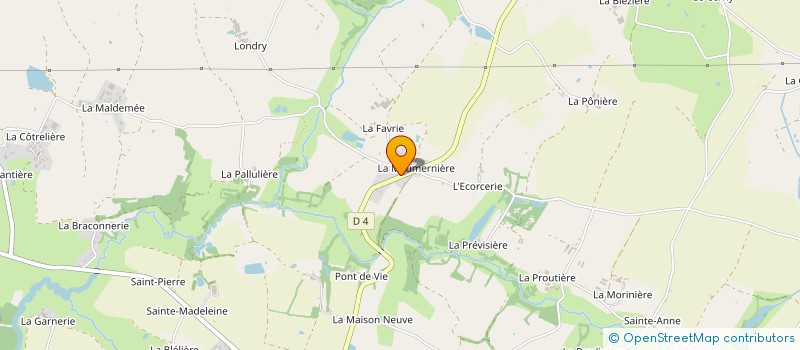 localisation de l'entreprise MONSIEUR JULIEN DERAME  LE POIRE-SUR-VIE