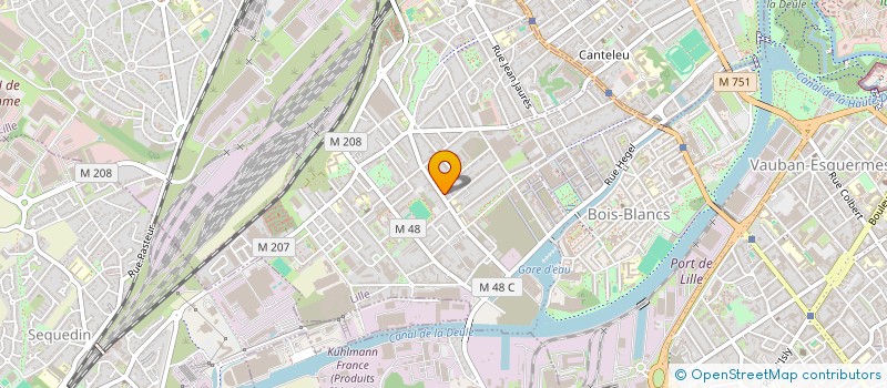 localisation de l'entreprise MONSIEUR JULIEN DEREGNAUCOURT à LILLE
