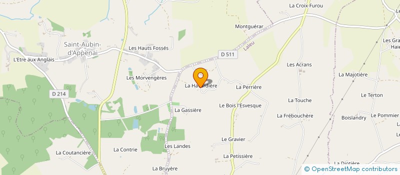 localisation de l'entreprise MONSIEUR JULIEN DEROUAULT à LALEU