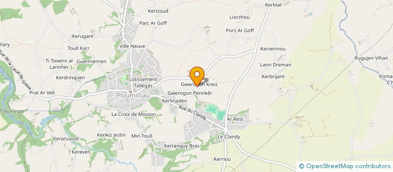 localisation de l'entreprise MONSIEUR JULIEN DERRIEN à LANNION