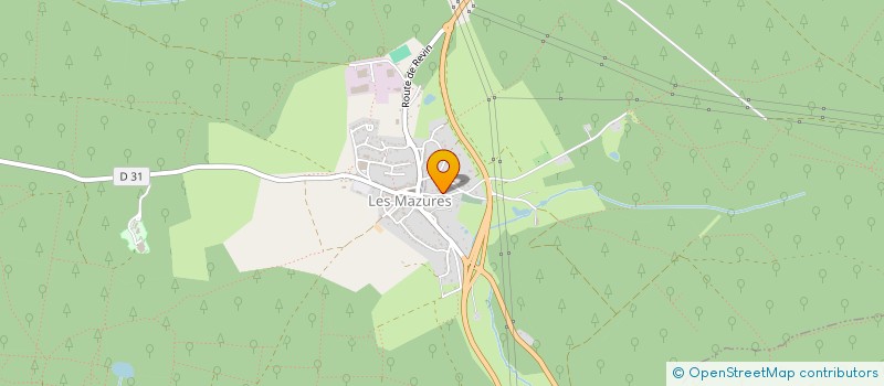 localisation de l'entreprise MONSIEUR JULIEN DERVAUX à LES MAZURES