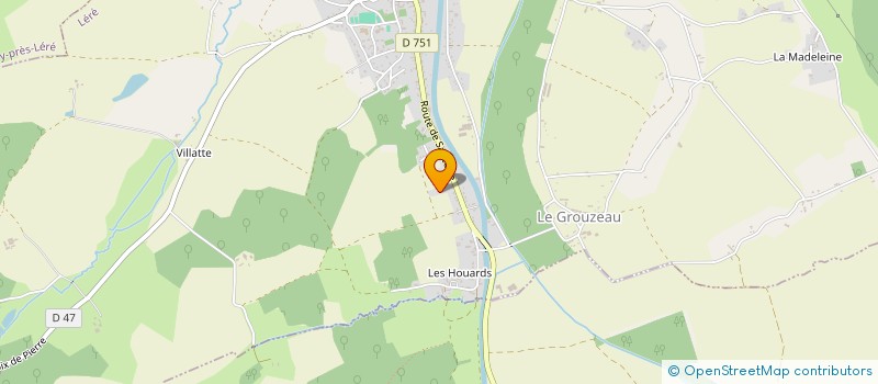 localisation de l'entreprise MONSIEUR JULIEN DERVAUX  LERE