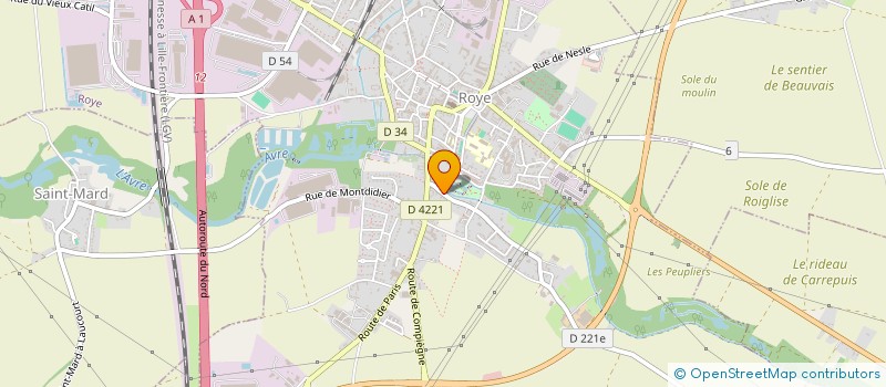 localisation de l'entreprise MONSIEUR JULIEN DESCHAMPS à ROYE
