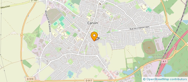 localisation de l'entreprise MONSIEUR JULIEN DESCHAUWER  CARVIN