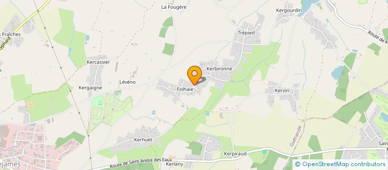 localisation de l'entreprise MONSIEUR JULIEN DESCOUTS  GUERANDE