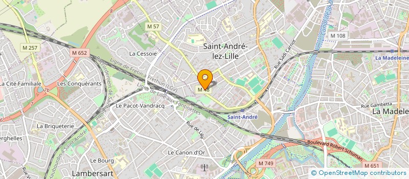 localisation de l'entreprise MONSIEUR JULIEN DESENCLOS à SAINT-ANDRE-LEZ-LILLE