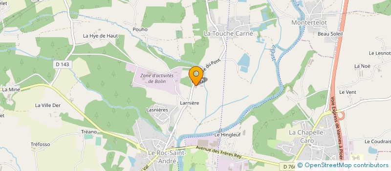 localisation de l'entreprise MONSIEUR JULIEN DESMARESCAUX à VAL D'OUST