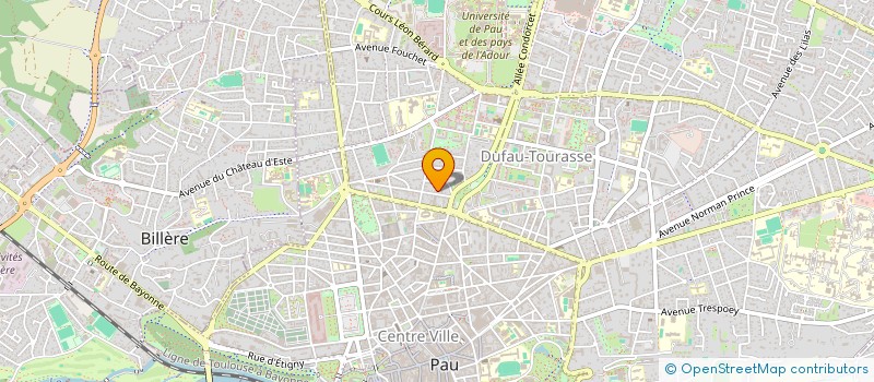 localisation de l'entreprise MONSIEUR JULIEN DESPERIERE à PAU
