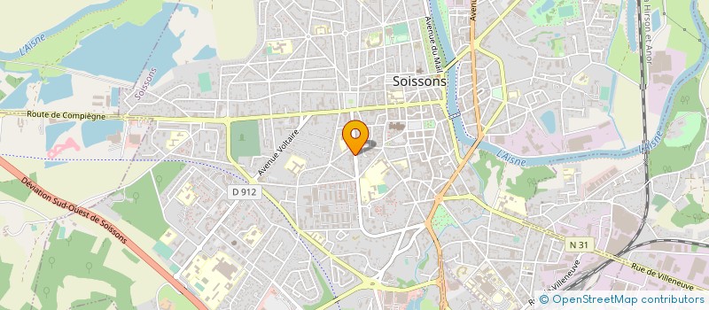 localisation de l'entreprise MONSIEUR JULIEN DESPERRAMONS à SOISSONS